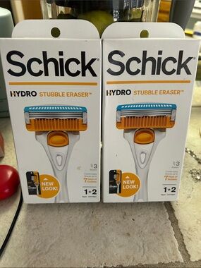 Schick Hydro Stubble Eraser Razor - White & Orange
